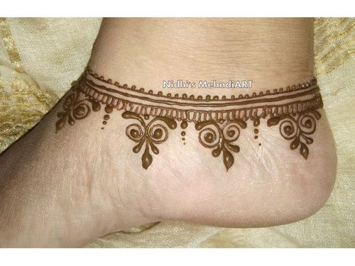 Ankle Henna