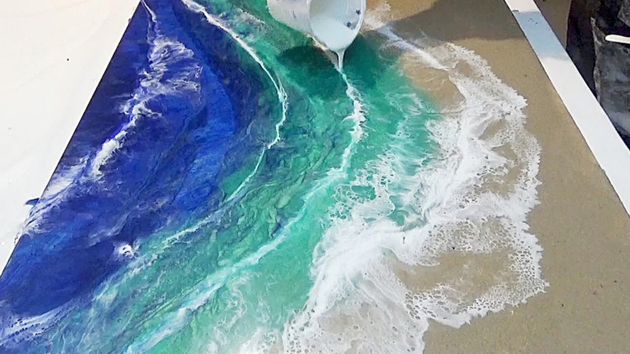 Ocean Resin Art
